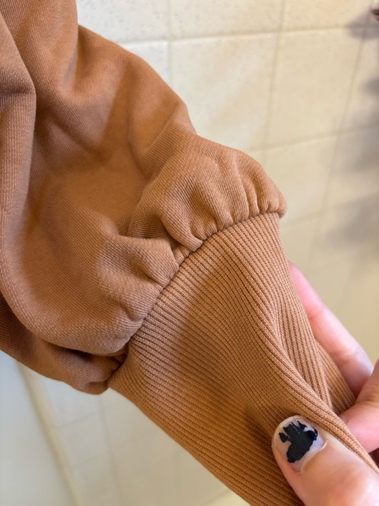 CALIA by Carrie Underwood Brown Sweatshirt & Jogger Set Size Medium Loungewear - Picture 6 of 16